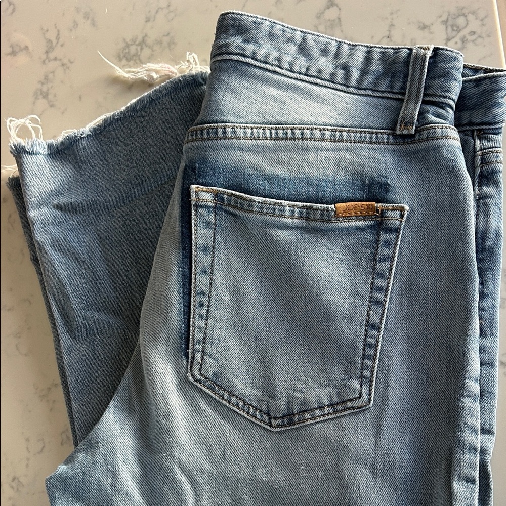 Joe's Jeans The Debbie High Rise Straight Crop Denim